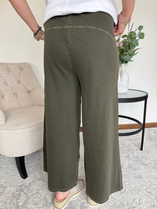 French Terry Washed Pants
