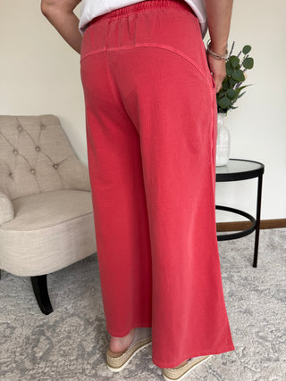 French Terry Washed Pants