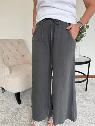 French Terry Washed Pants