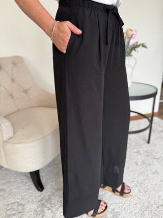 Woven Airflow Drawstring Pants