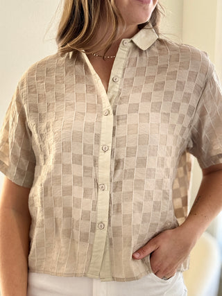 Checkered Button Shirt