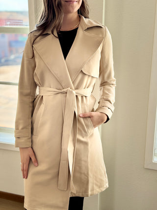 Honey Trench Coat