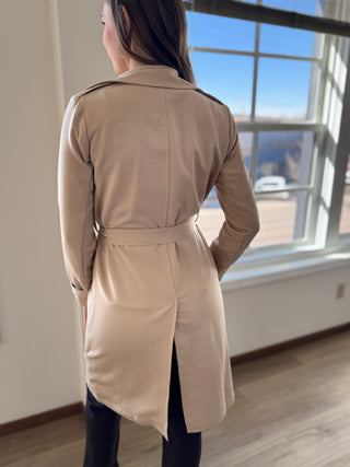 Honey Trench Coat