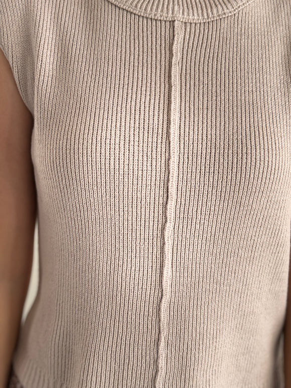 Ribbed Dolman Sweater