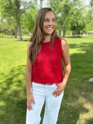 Crochet Sleeveless Top