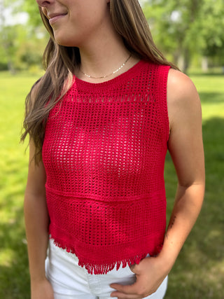 Crochet Sleeveless Top
