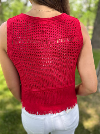 Crochet Sleeveless Top