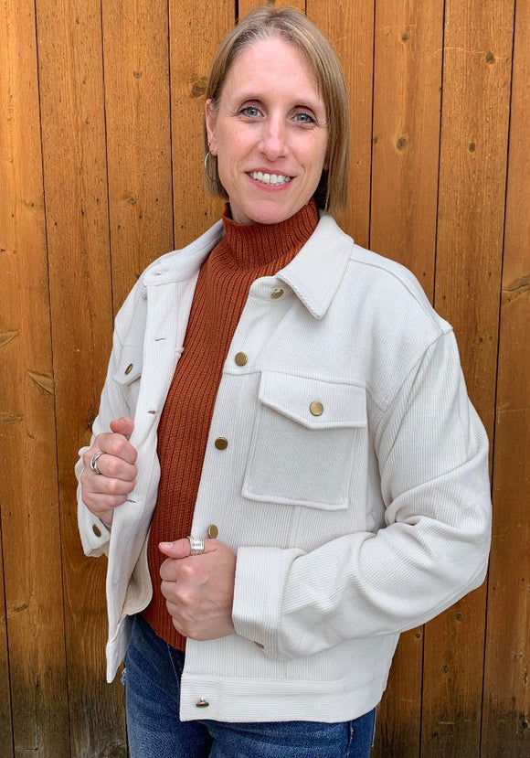Shelly Corded Shacket
