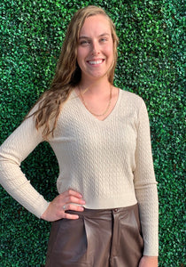Cami Cable Knit Sweater