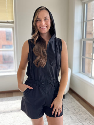 Kelsey Hooded Romper