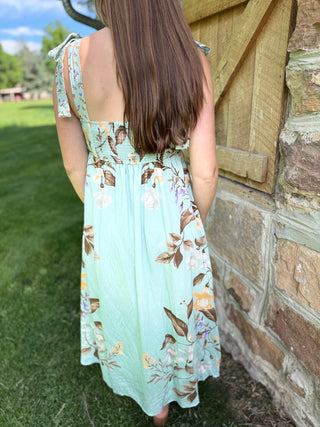 Floral Empire Waist Dress