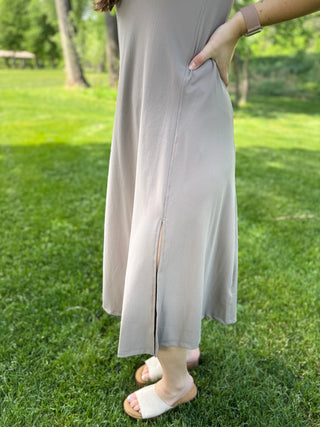 Ribbed Tank Maxi Dress