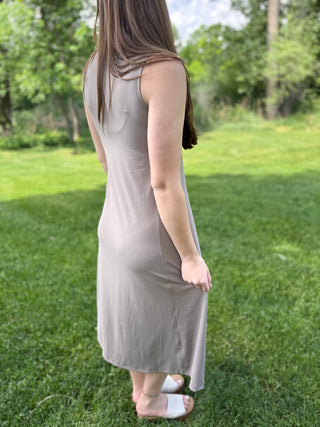 Ribbed Tank Maxi Dress