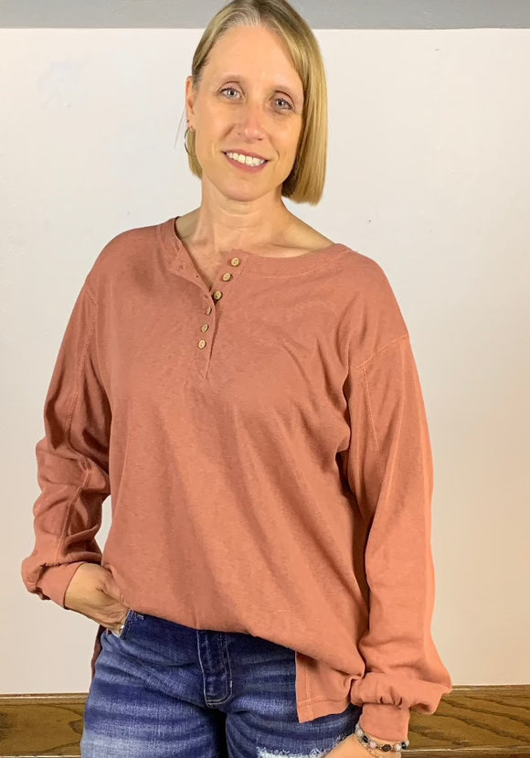 Stitched Henley