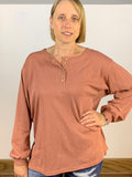 Stitched Henley