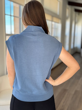 Sleeveless V Neck Top
