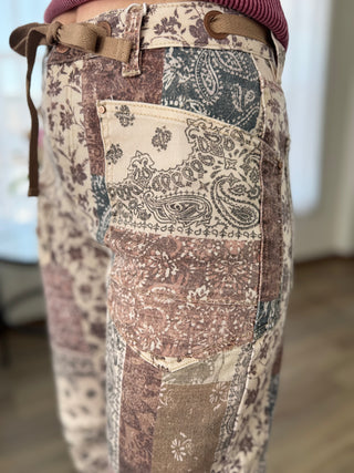 Paisley Barrel Jeans