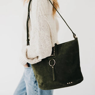 Suede Shoulder Bag