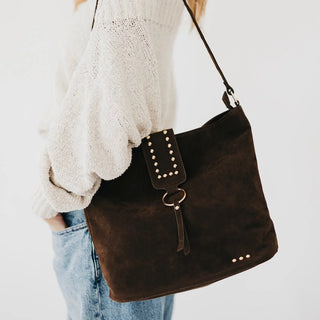 Suede Shoulder Bag