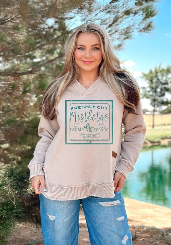 Mistletoe Graphic Sweatshirt