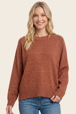 Cozy Crewneck Knit Sweater