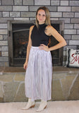 Satin Midi Skirt