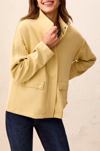 Tribal Soft Knit Zip Front Jacket