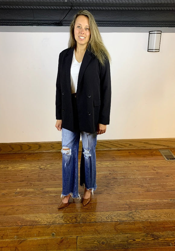 Oversized Double Breasted Blazer